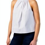 Pinko Women's Such Top Cotton Poplin Fashion Vest-0