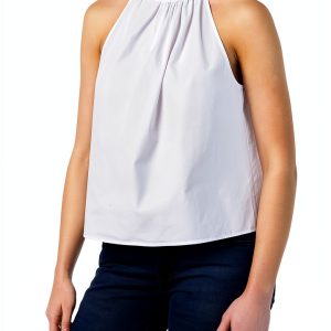 Pinko Women's Such Top Cotton Poplin Fashion Vest-0