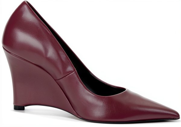 Pinko Women Pump Intense Currant Color Classic Heel Size 4 to 10-3