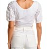 Pinko Women Venezia Top White Size 42 Swim Tankini-1