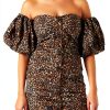 PINKO Women Asola Off Shoulder Top Black Size 42 Removable Sleeves-0