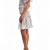 Pinko Summer Sleeveless Wide Neck Cotton Dress White Size 38-3