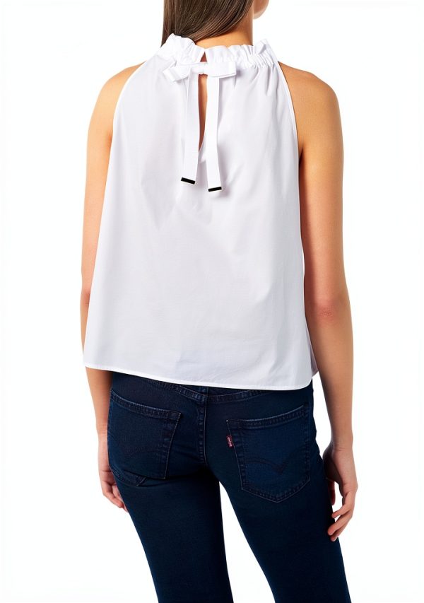 Pinko Women's Such Top Cotton Poplin Fashion Vest-2