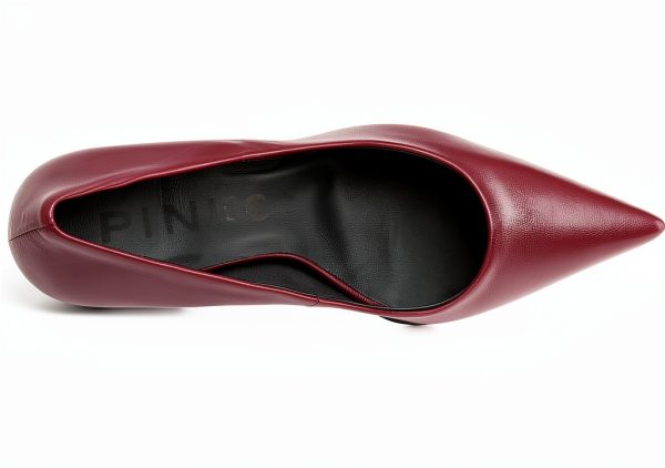 Pinko Women Pump Intense Currant Color Classic Heel Size 4 to 10-2