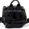 Pinko Damen Vagabond Backpack Mini Recycled Nylon Rucksack, Z99b_black Limousine Block Colour, 18 cm-2