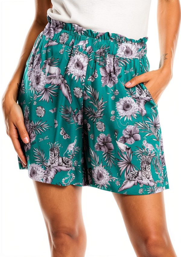Pinko Womens Averti Short Black Size 38 Casual Elastic Waistband-0
