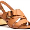 Pinko Women Calf Leather Sandals Biscuit and EU Sizes 35 to 40-1