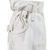 Pinko Flexi Maddie 6 Mom Pj679 Bull Women's Trousers Size 24 White-2