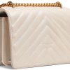 Pinko Crossbody Bag Contemporaneo Black Antique Gold Leather Mini-2