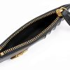Pinko Leather Credit Card Holder Gold Lovebirds Logo Womens Wallet-1
