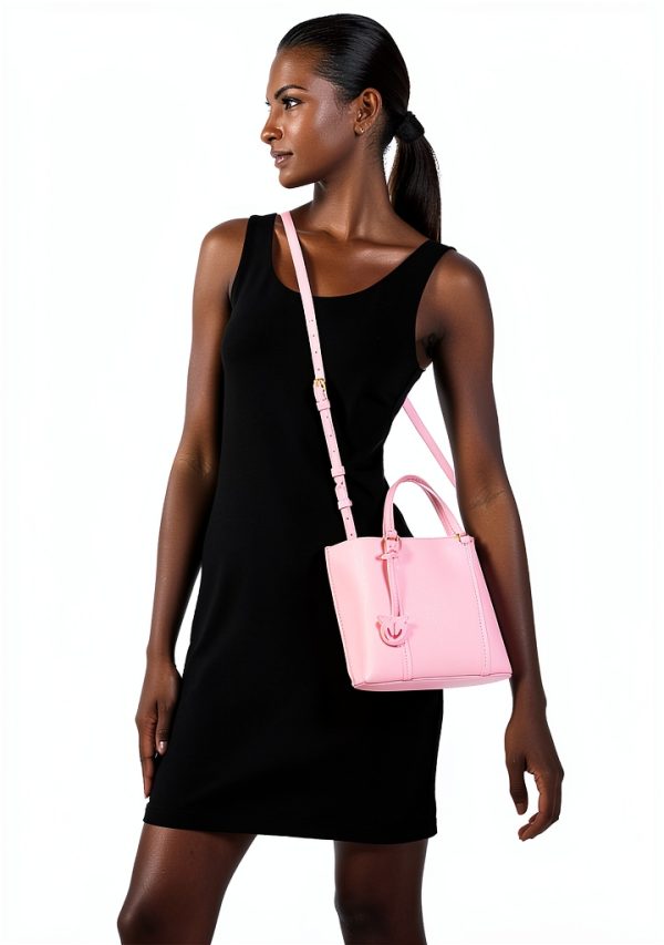 Pinko Women's Carrie Shopper Classic Bottled Leather Bag, 25-3