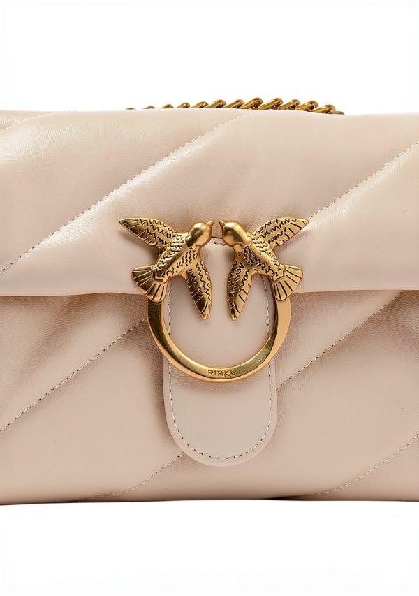 Pinko LOVE PUFF CLASSIC CL Beige Shoulder Bag 100038-A0F2-C50Q-2