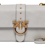 Pinko Gray Calf Leather Bos Taurus Shoulder Women's Bag-0