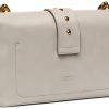 Pinko Gray Calf Leather Bos Taurus Shoulder Women's Bag-3