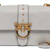 Pinko Gray Calf Leather Bos Taurus Shoulder Women's Bag-4