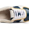 Pinko Women Sneaker Gymnastics Shoe White Grey Yellow Size 5-10-2