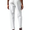 Pinko Flexi Maddie 6 Mom Pj679 Bull Women's Trousers Size 24 White-3