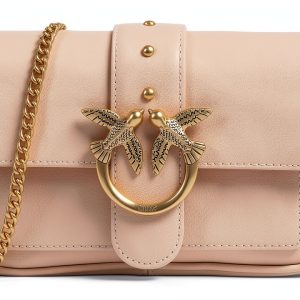 Pinko Love One Pocket C Calf Silk Women's Crossbody Bag-0