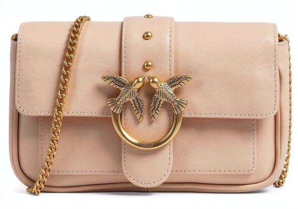 Pinko Love One Pocket C Calf Silk Women's Crossbody Bag-0