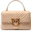 Pinko Love Lady Women's Handbag, Leather Top-Handle Bag with Bird Logo-0