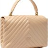 Pinko Love Lady Women's Handbag, Leather Top-Handle Bag with Bird Logo-2