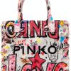 Pinko Multicolor Cotton Shoulder Women's Bag-0