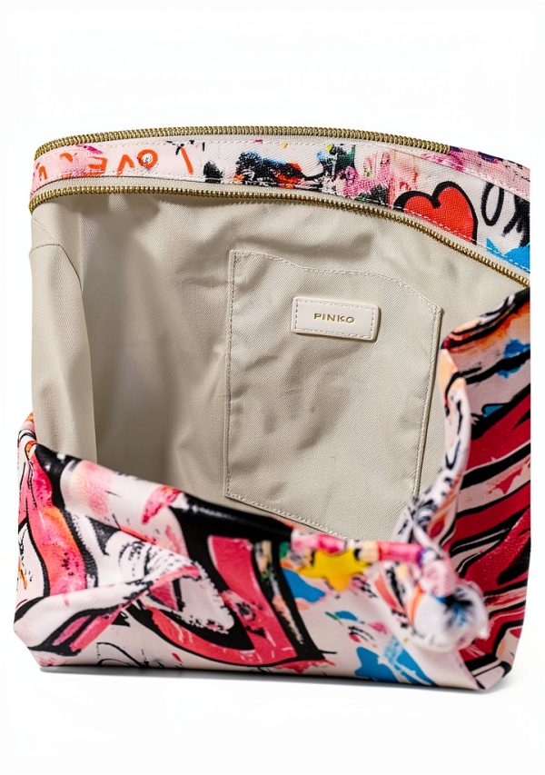 Pinko Multicolor Cotton Shoulder Women's Bag-1