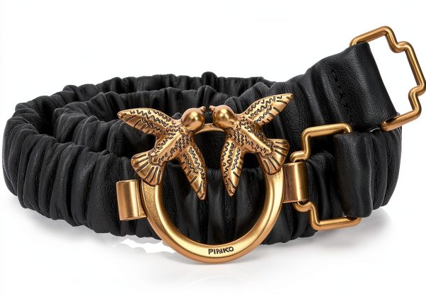 Pinko Women's Belt - Antique Gold Finish, Stylish Accessory for-0